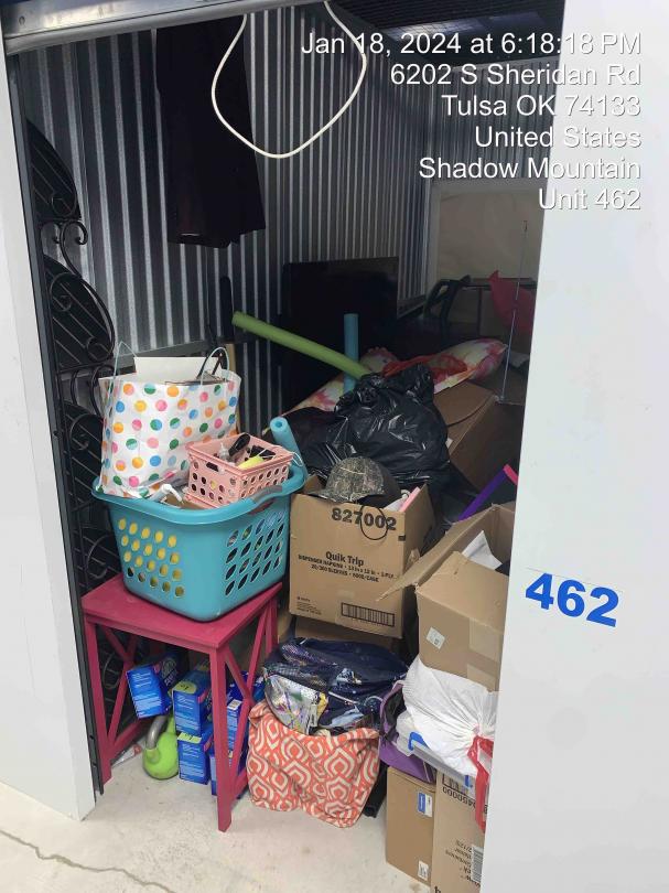 Storage Unit Auction in Tulsa, OK at Click Storage Tulsa ends on 7th